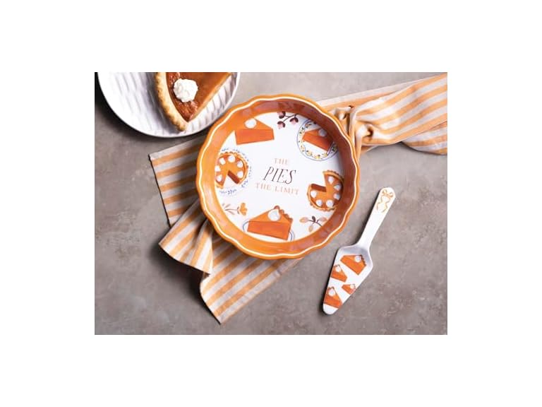 Mud Pie Thanksgiving Thanksgiving Pie Dish Set