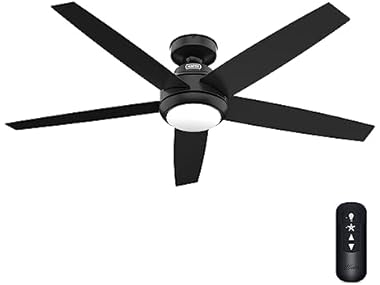 Hunter Fan 52" Matte Black Indoor Fan