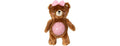Fringe Studio Plush Squeaky Dog Toy with Spiky TPR Ball