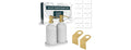 Mega Handles Glass Soap Dispenser Set
