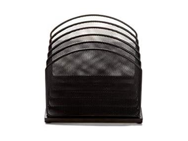 Mind Reader Vertical File Storage Black