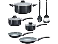 GoodCook Everyday Ceramic 10-Piece, Black