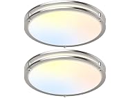 GoBright 18in LED Ceiling Lights 2-Pack
