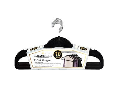 10-Pack Non-Slip Velvet Hangers