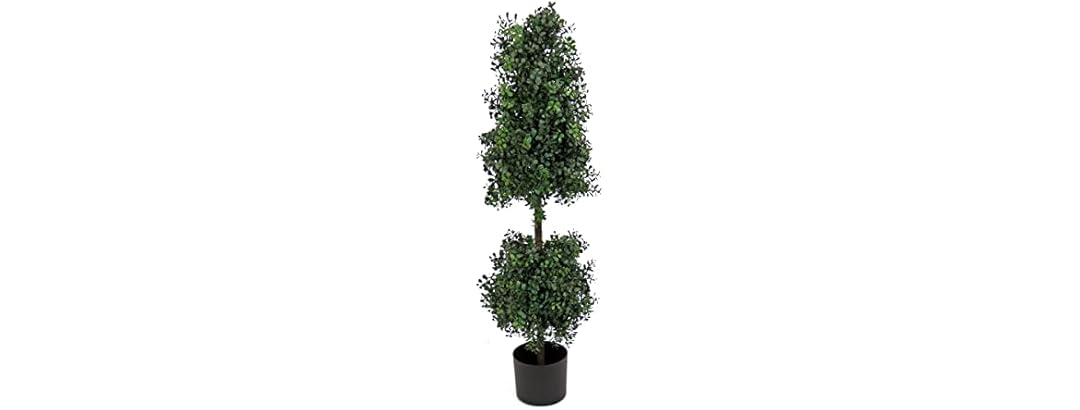 National Tree 4 ft Artificial Boxwood Cone