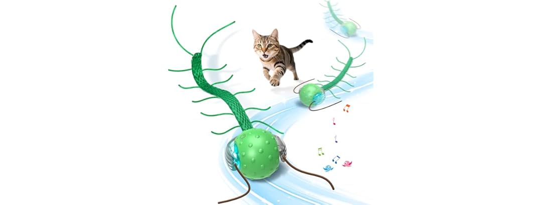 Interactive Cat Toy Ball w/ Sound