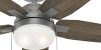 Hunter Fan 44" w/ Light and Pull Chain
