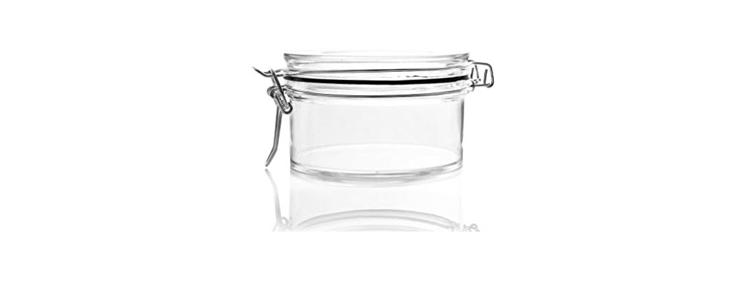Mason Flat Jar, 10 oz - Glass, Case Pack of 24
