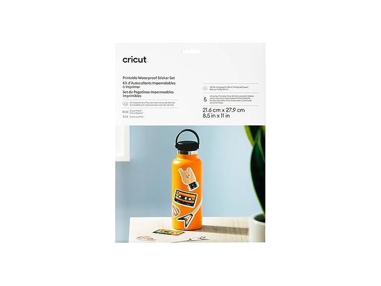 Cricut Printable Holographic Sticker Set
