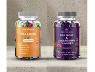 2pk TrueSeaMoss Sea Moss/Elderberry Gummies Combo