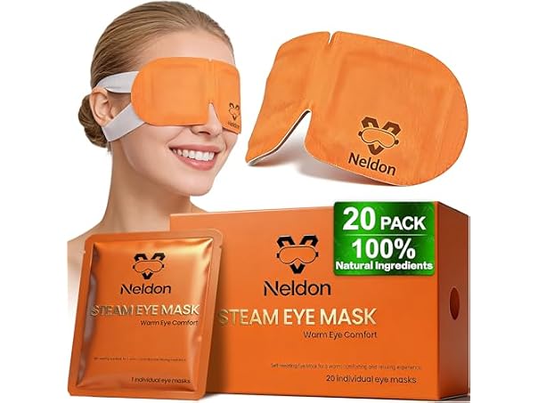 Neldon 20 Pack Steam Eye Mask Disposable