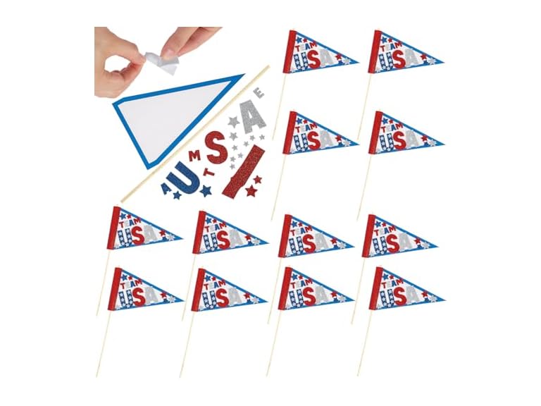 Fun Express Team USA Pennant Flag Kit