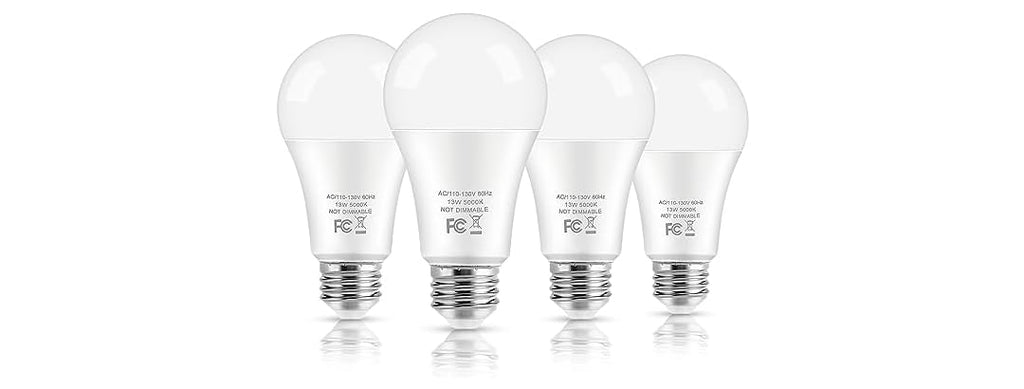 LED Light Bulbs, 100 Watt Equivalent A19 (Your Choice)