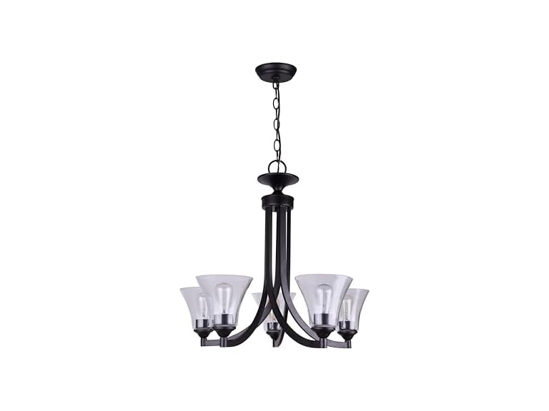 Canarm Chandelier, Clear Glass