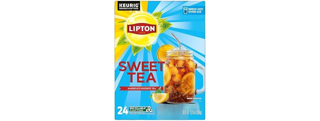 24CT Lipton Southern Sweet Black Tea K-Cup Pods