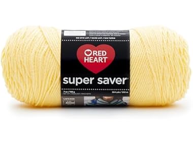 Red Heart E300.0235 Super Saver Economy Yarn, Lemon