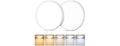 GoBright 7in White LED Ceiling Lights 2PK