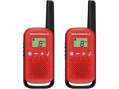 (NEW) 2-PACK Motorola T110 Talkabout Radios, 16 Mile Range