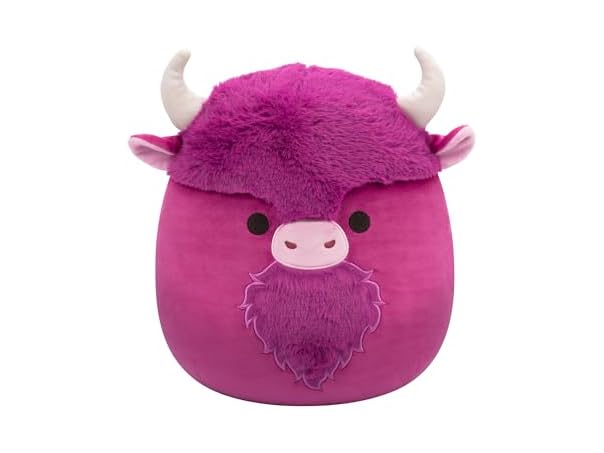Squishmallows Original 12" Dave Plum Bison Plush