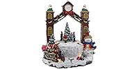 Top Treasures Christmas Village Clock Tower