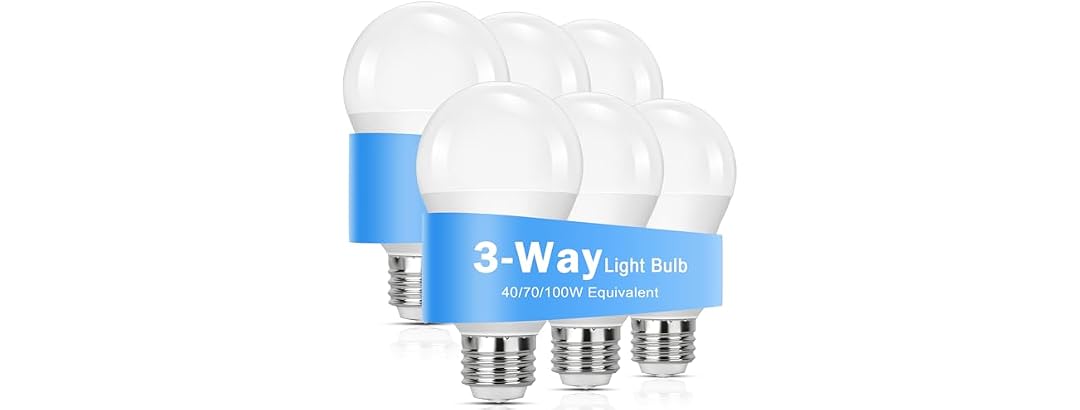 Yochoice 3 Way Light Bulbs 40 70 100W Equivalent