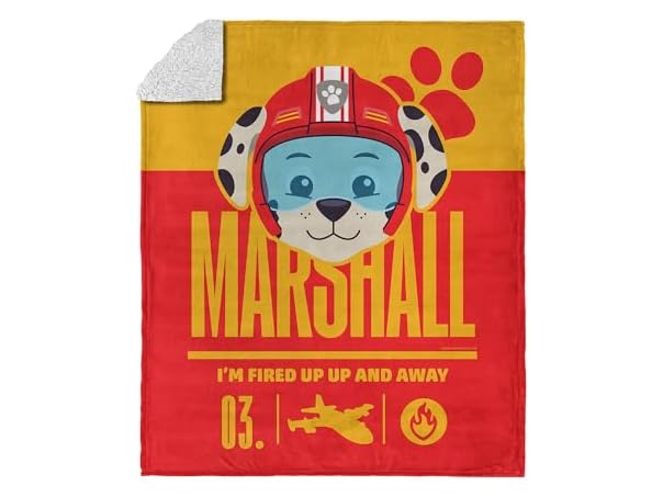 Nickelodeon Paw Patrol Licensed Marshall Fired Up w Sherpa
