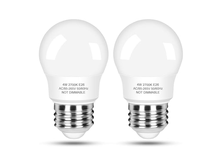Brightever LED Refrigerator Light Bulbs 40 Watt Equivalent