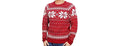 Blueberry Pet AdultSnowflake Ugly Christmas Sweater