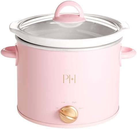 Paris Hilton 3.5-Quart Manual Slow Cooker, Pink