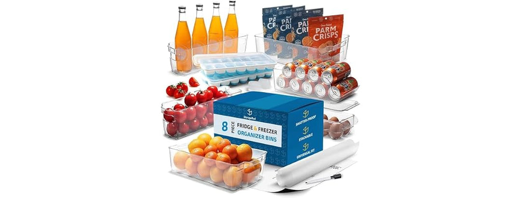 Hearth & Harbor Fridge Organizer Bins (14)