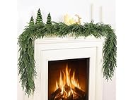 TOWPONICS Christmas Norfolk Pine Garland