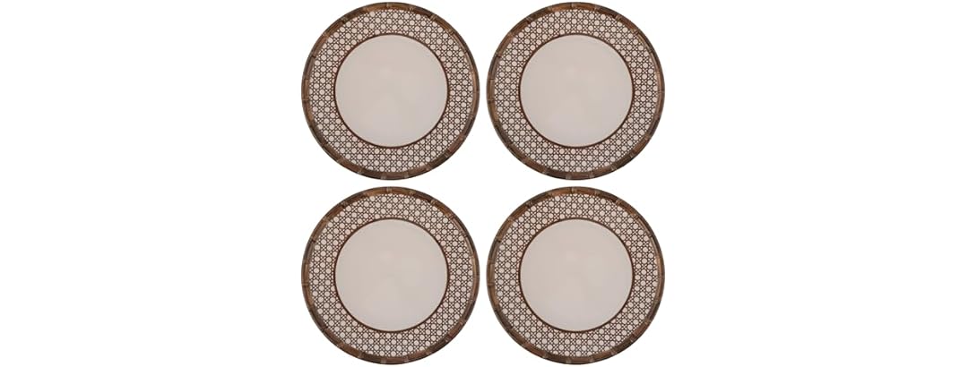 Karma, 10.75 inches Melamine Dinner Plates Set of 4
