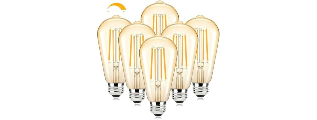 Brightever Warm Light Bulbs 60W Equivalent, 2200K