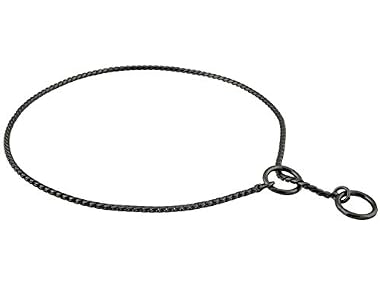 Alvalley Metal Chain Dog Show Collar