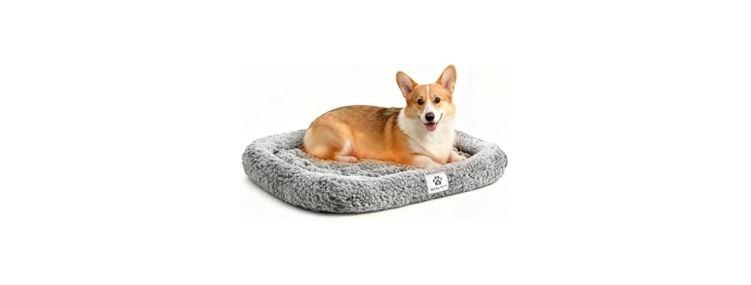 Mora Pets 23" Grey Self Heating Pet Bed