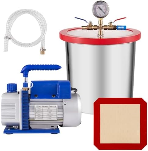 3 Gallon Vacuum Chamber Kit Stainless Steel