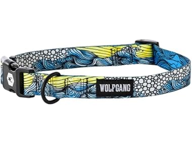Wolfgang Heavy Duty Adjustable Venture Dog Collar DawnPatrol