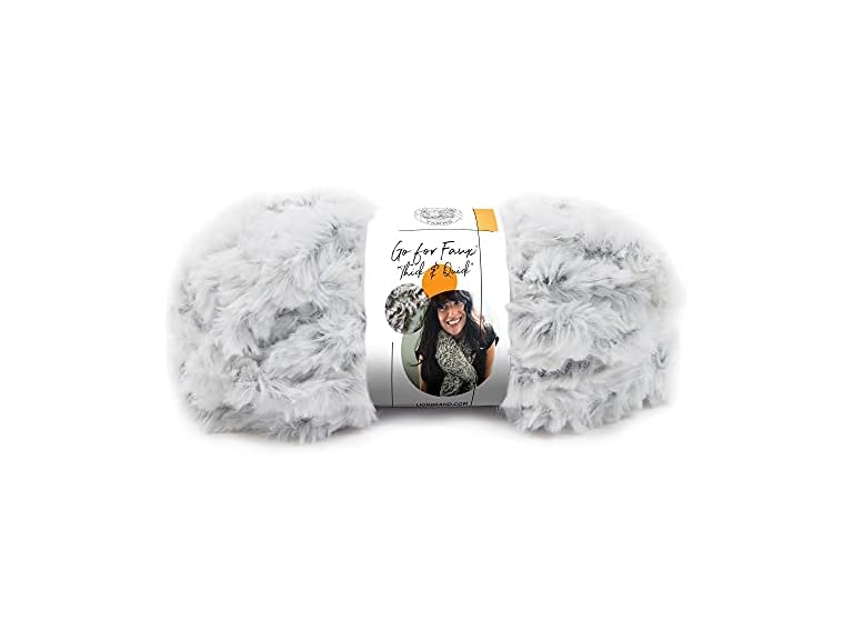 Lion Brand Yarn (1 Skein) Go for Faux Chinchilla