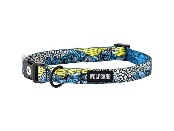 Wolfgang Heavy Duty Adjustable Venture Dog Collar DawnPatrol