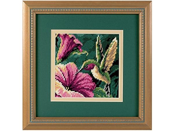 Dimensions Hummingbird Drama Mini Needlepoint
