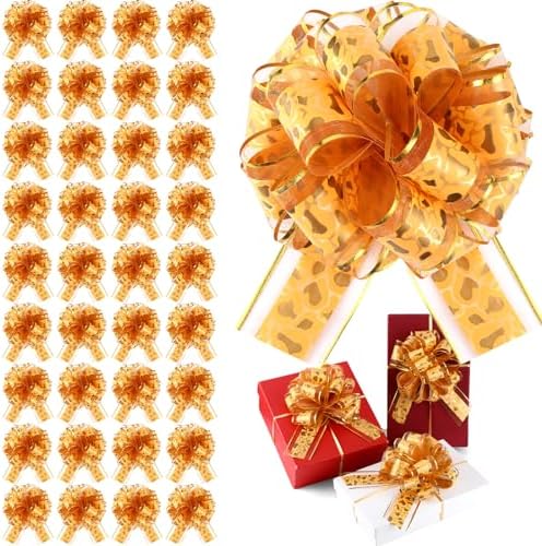 36 Pcs 6 Inch Christmas Pull Bows 
