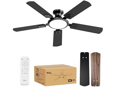 TCL 52" Low Profile Ceiling Fan w/ Light