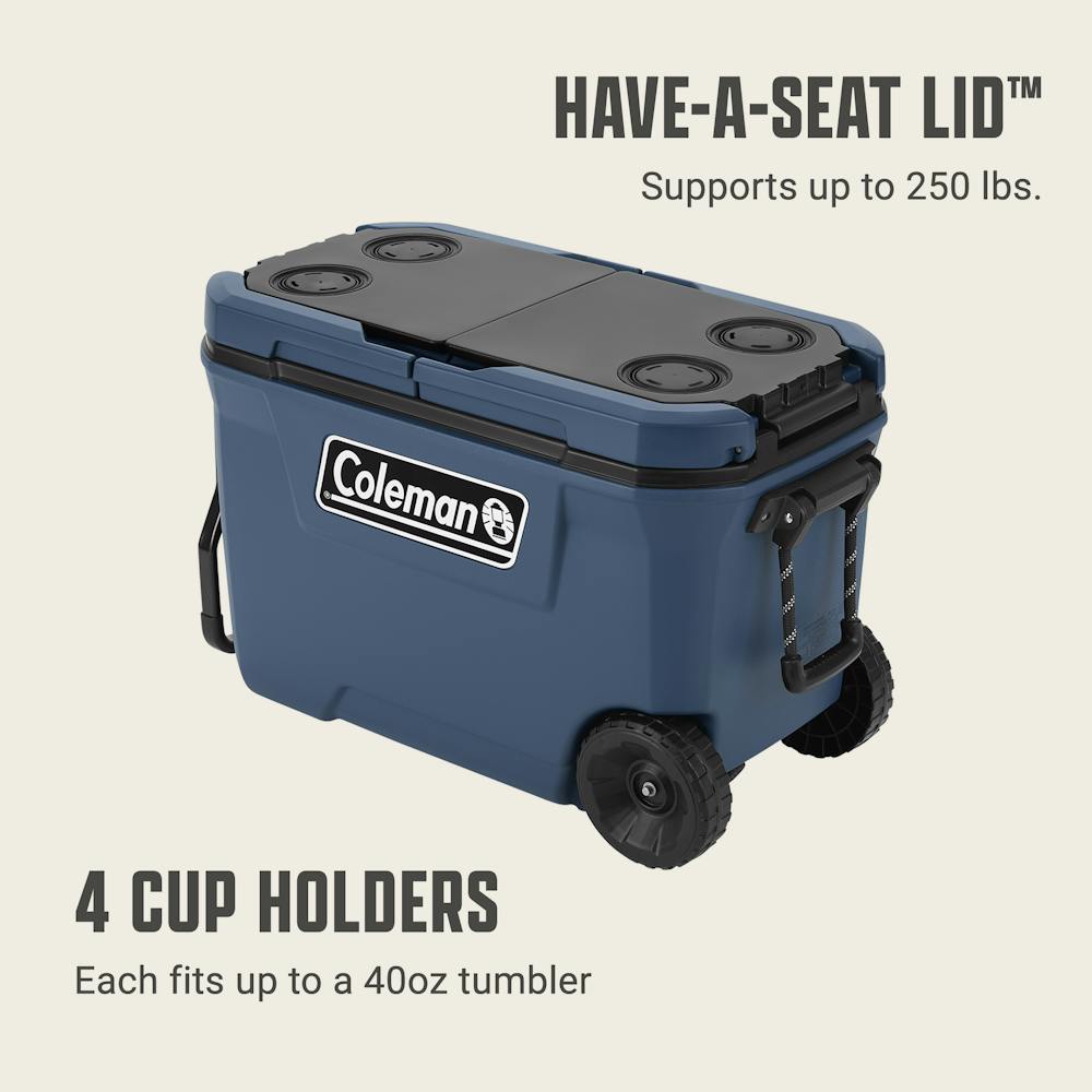 Flex 'N Go™ 62-Quart Wheeled Cooler