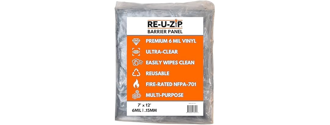 RE-U-ZIP Cut-to-Size XL Dust Barrier P