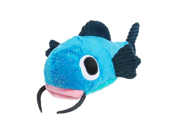 Barkbox Catfish Claude Dog Toy – Plush Squeak Toy