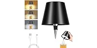 Black Shade Wireless Bottle Lamp