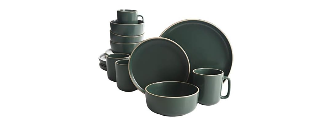 Gibson Home Zuma 16 Piece Round Kitchen Dinnerware Set
