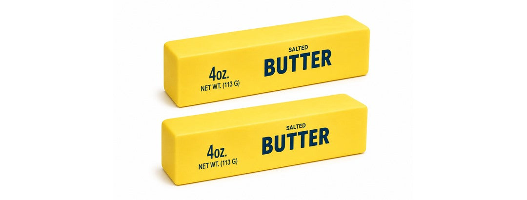 2-Pack Squishy Butter Stick Toy
