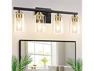 4-Light Bathroom Light Fixtures, 27" Modern Vanity