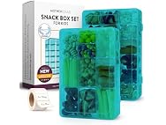 Mothercould Large Kids Snack Box Containers Set of 2